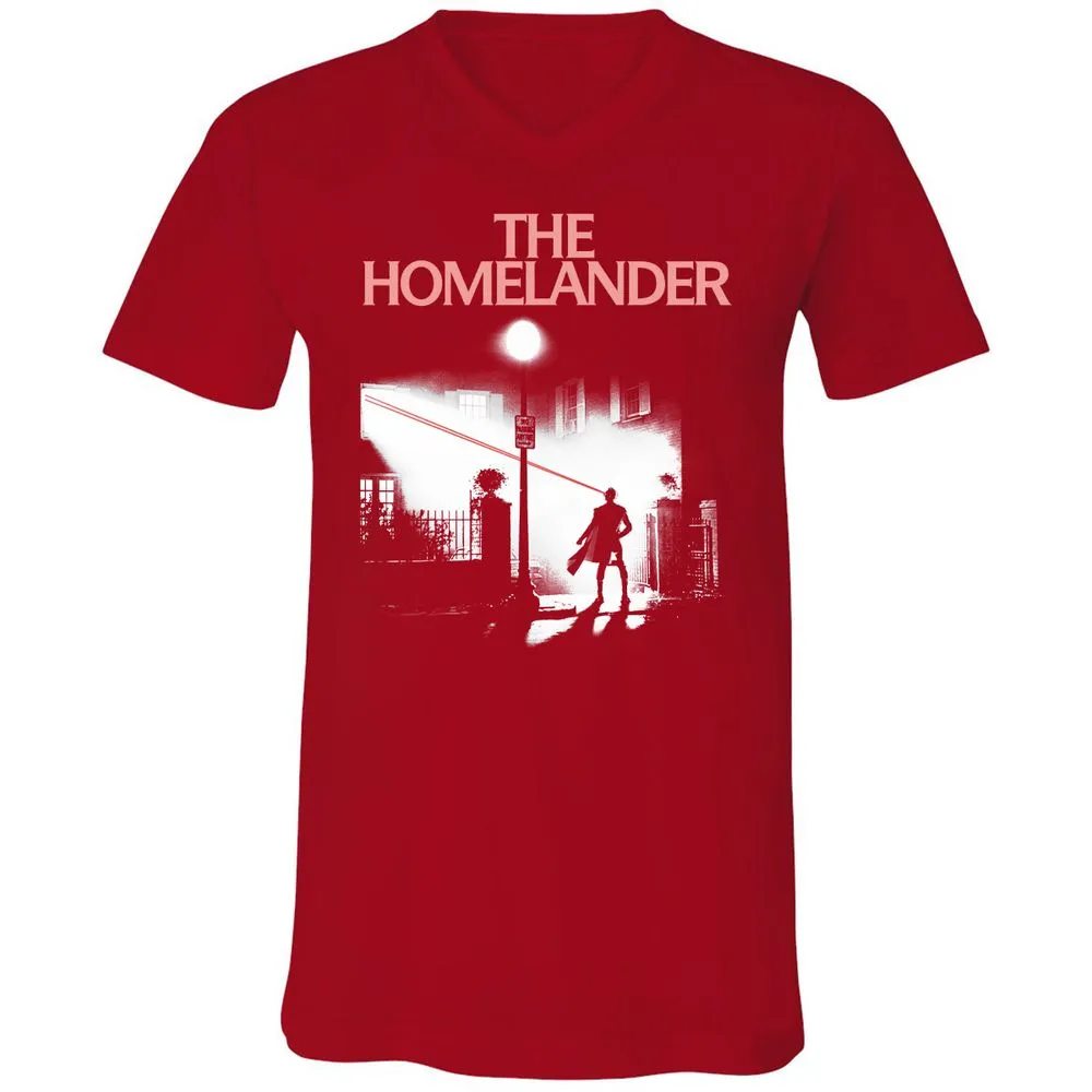 Unisex V-Neck T-Shirt - DDU3LFH3 - Red - 3