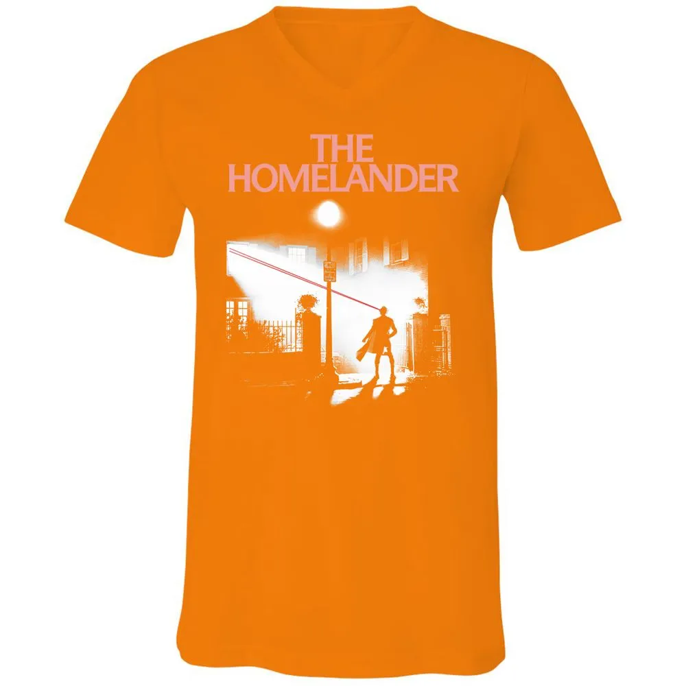 Unisex V-Neck T-Shirt - DDU3LFH3 - Orange - 11