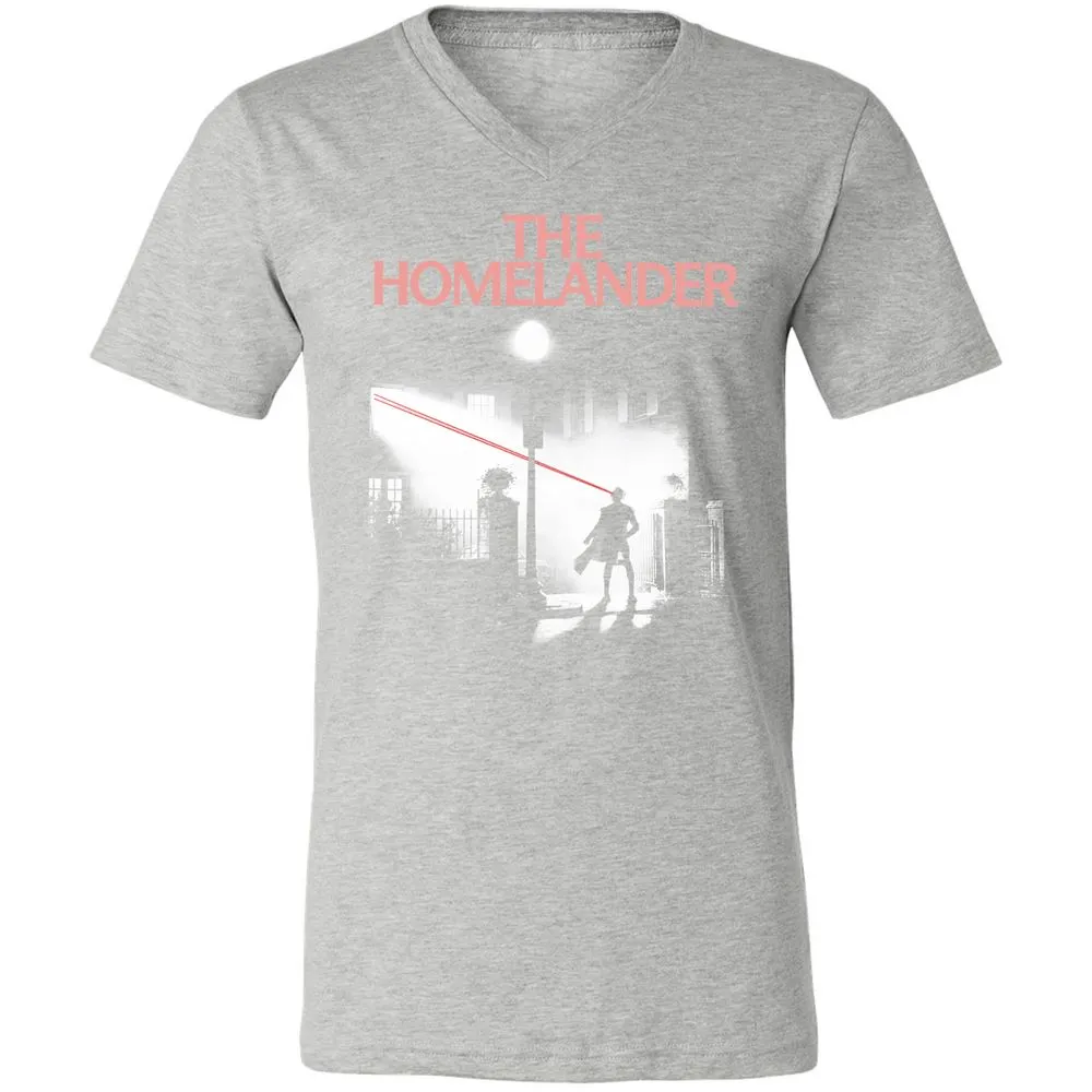 Unisex V-Neck T-Shirt - DDU3LFH3 - Athletic Heather - 7