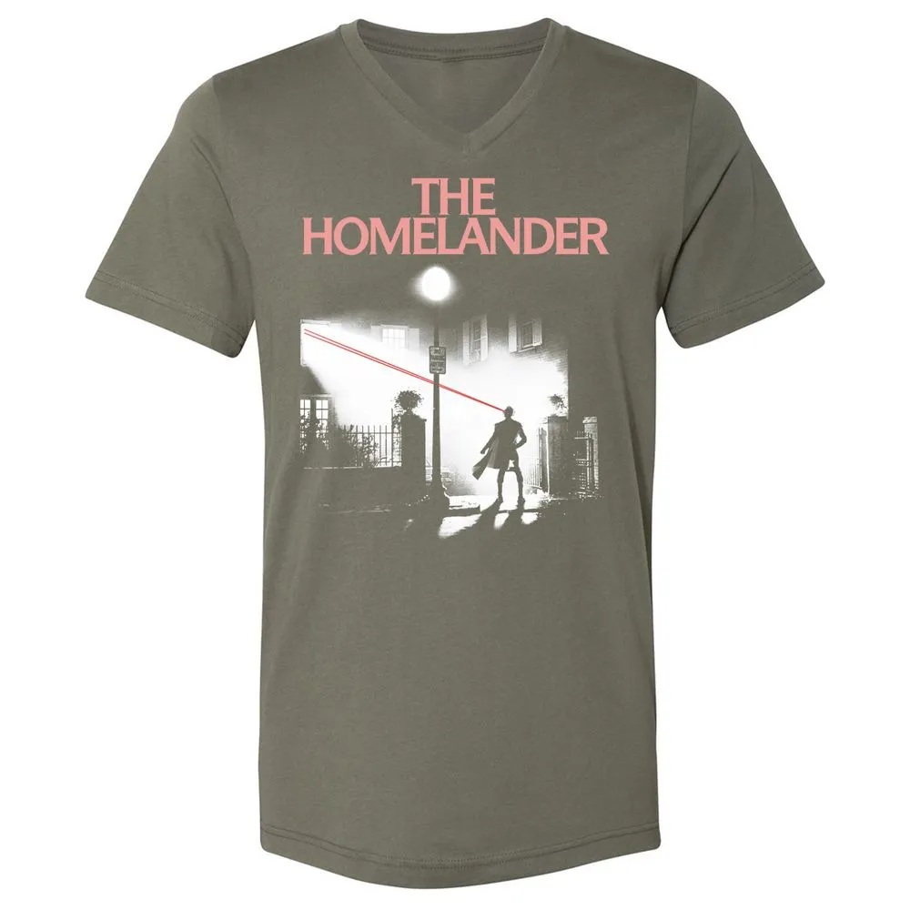 Unisex V-Neck T-Shirt - DDU3LFH3 - Military Green - 10