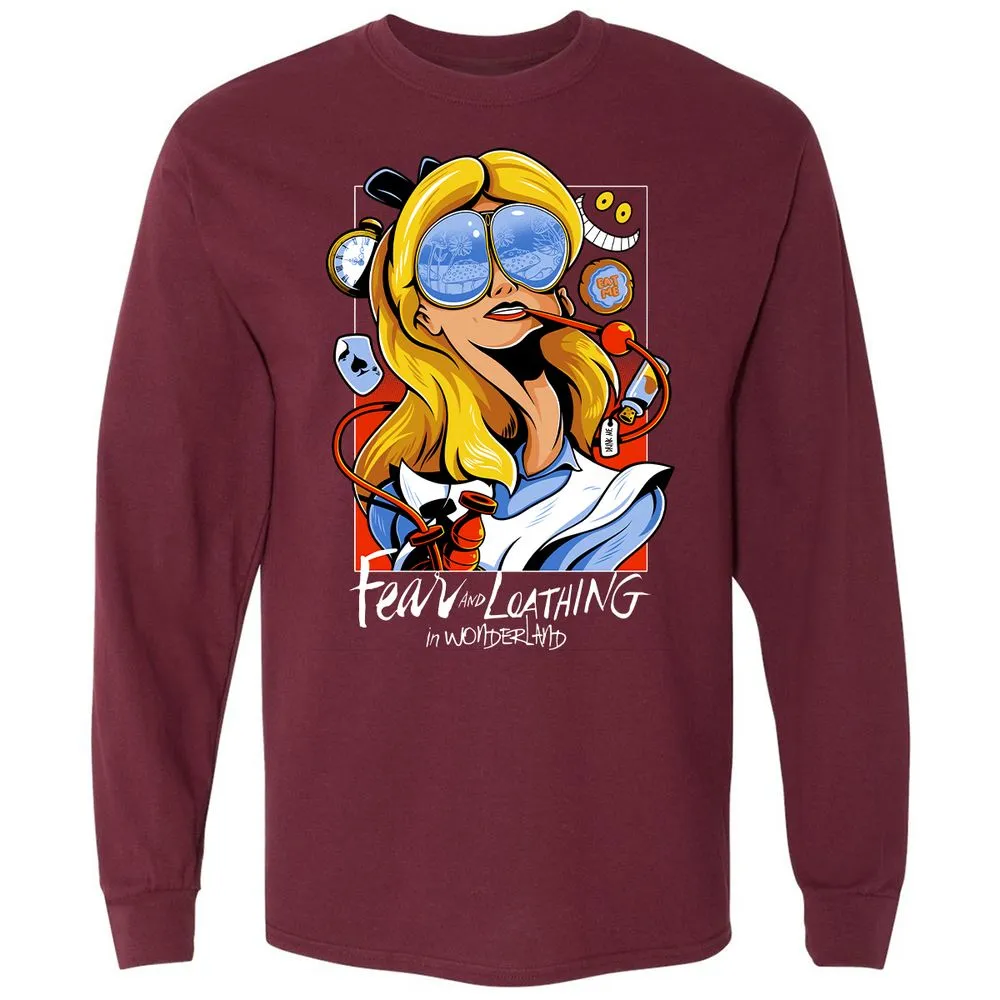 Long Sleeve T-Shirt - GC29Q91A - Maroon - 11