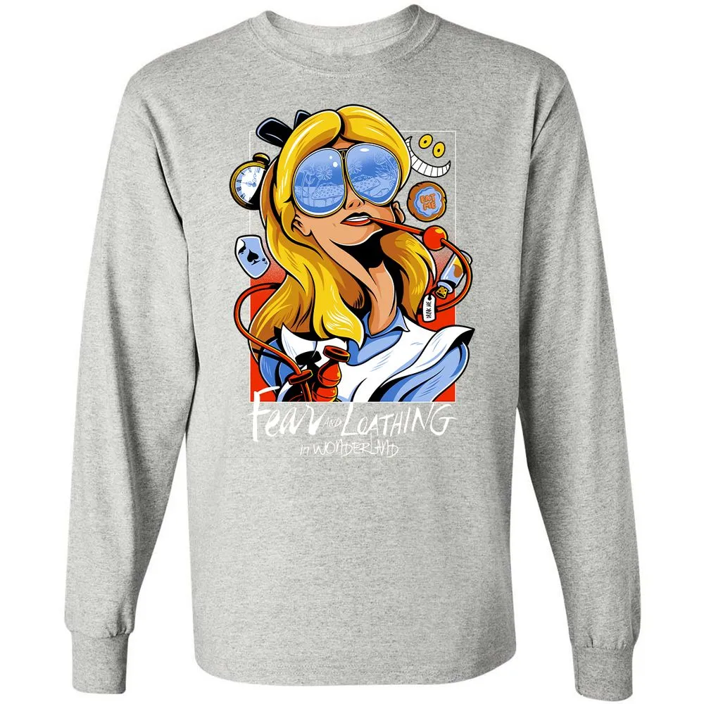 Long Sleeve T-Shirt - GC29Q91A - Ash - 7