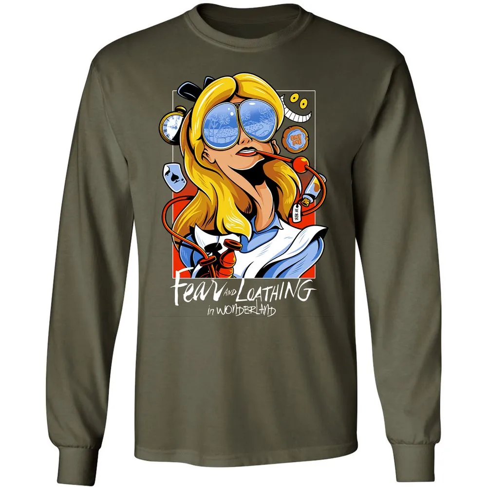 Long Sleeve T-Shirt - GC29Q91A - Military Green - 16