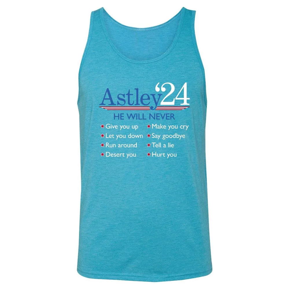 Unisex Jersey Tank - 1BS6X2M8 - Aqua Triblend - 3