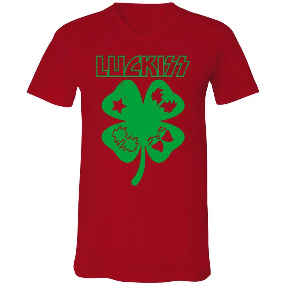 Unisex V-Neck T-Shirt - JGV3FVTM - Red - 3