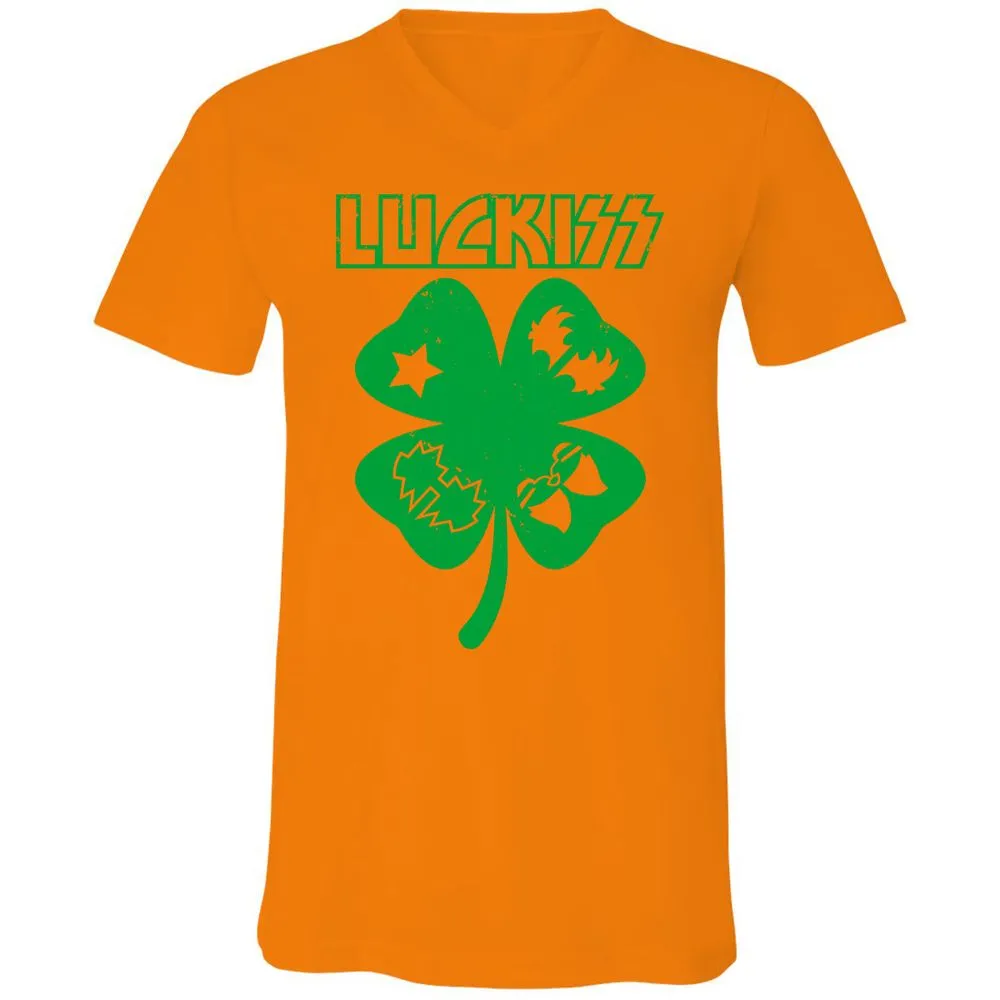 Unisex V-Neck T-Shirt - JGV3FVTM - Orange - 11