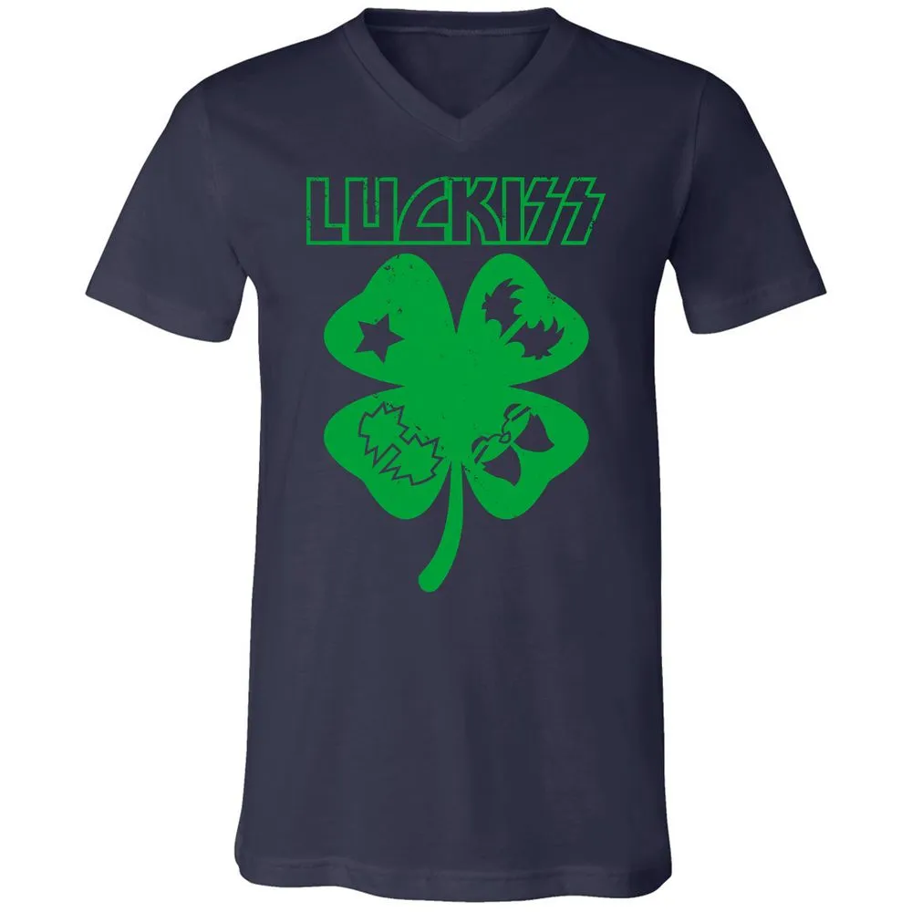 Unisex V-Neck T-Shirt - JGV3FVTM - Navy - 2