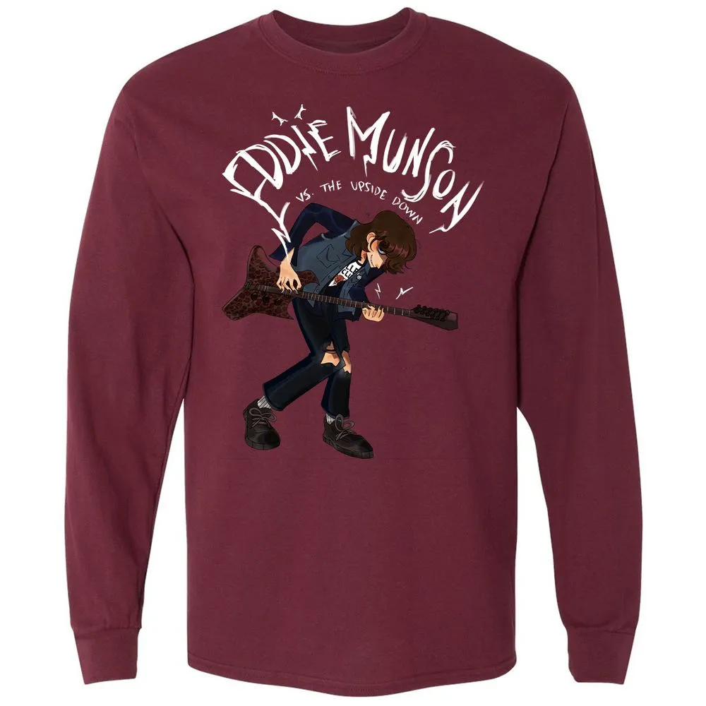Long Sleeve T-Shirt - 7N1WURP2 - Maroon - 11