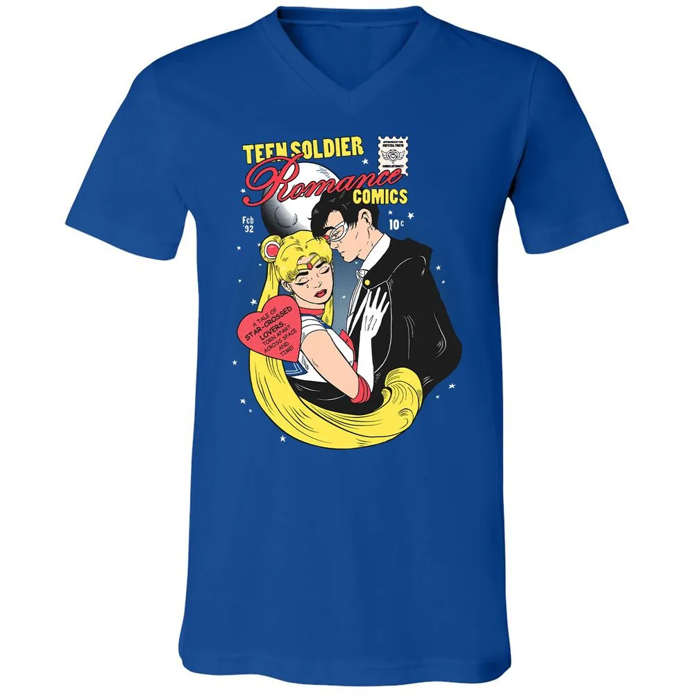 Unisex V-Neck T-Shirt - 93747RWG - True Royal - 4