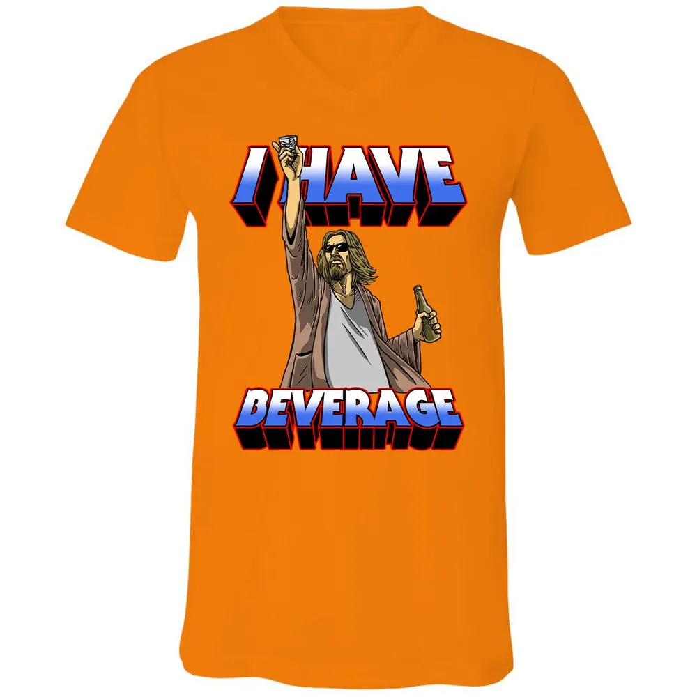 Unisex V-Neck T-Shirt - WA3GP9EA - Orange - 11