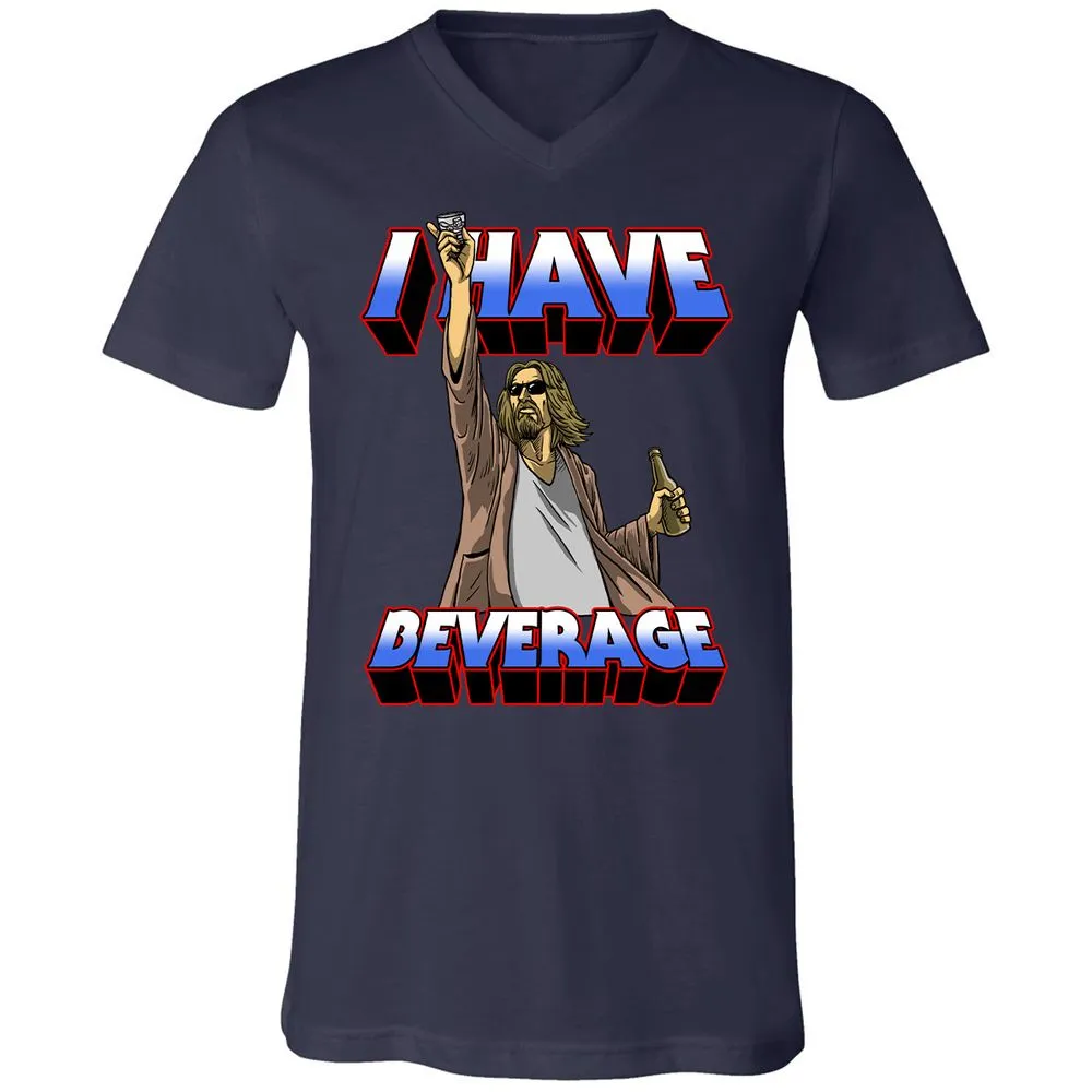 Unisex V-Neck T-Shirt - WA3GP9EA - Navy - 2