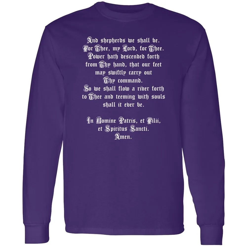 Long Sleeve T-Shirt - 56D5BQ6J - Purple - 13