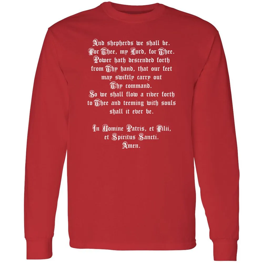 Long Sleeve T-Shirt - 56D5BQ6J - Red - 14