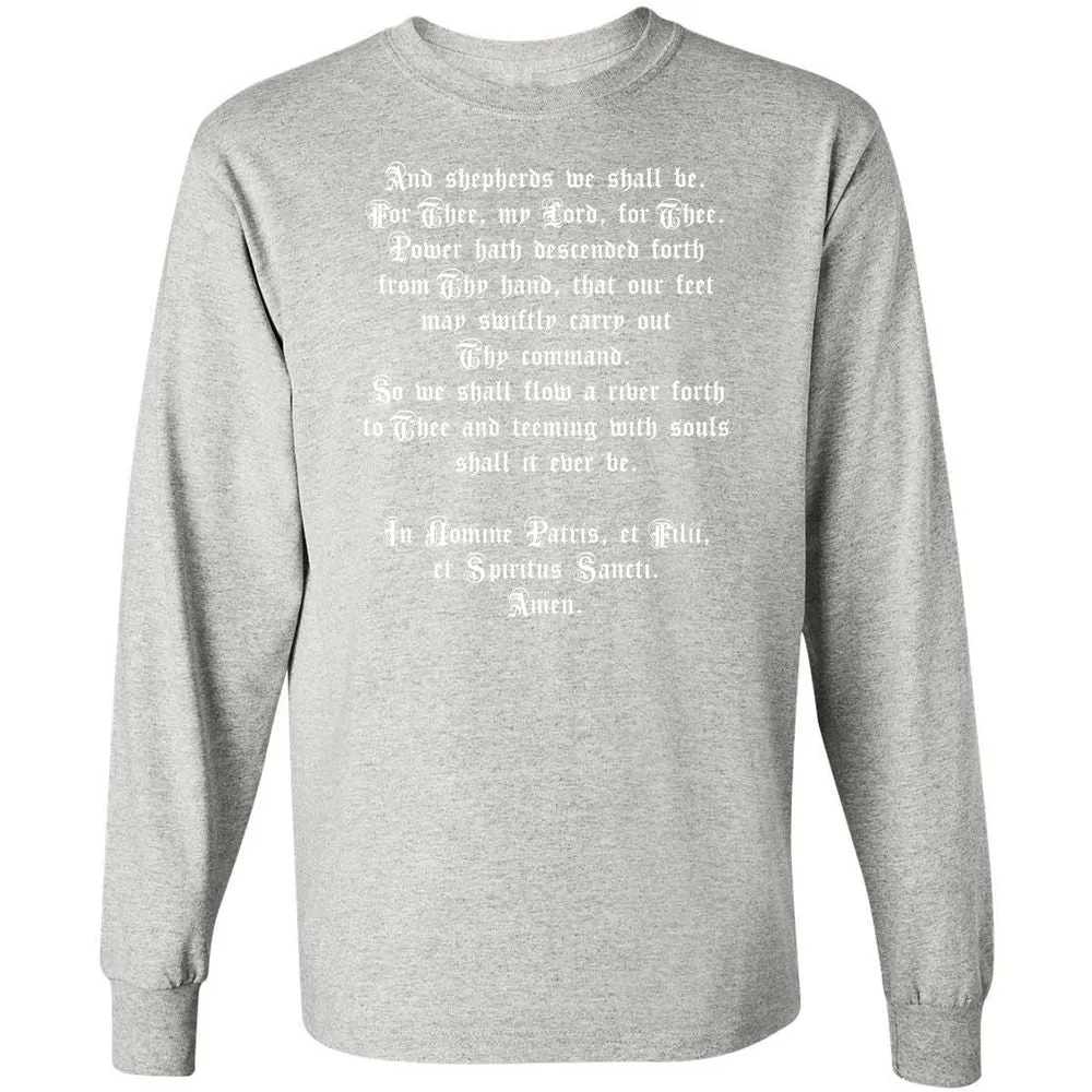 Long Sleeve T-Shirt - 56D5BQ6J - Ash - 7