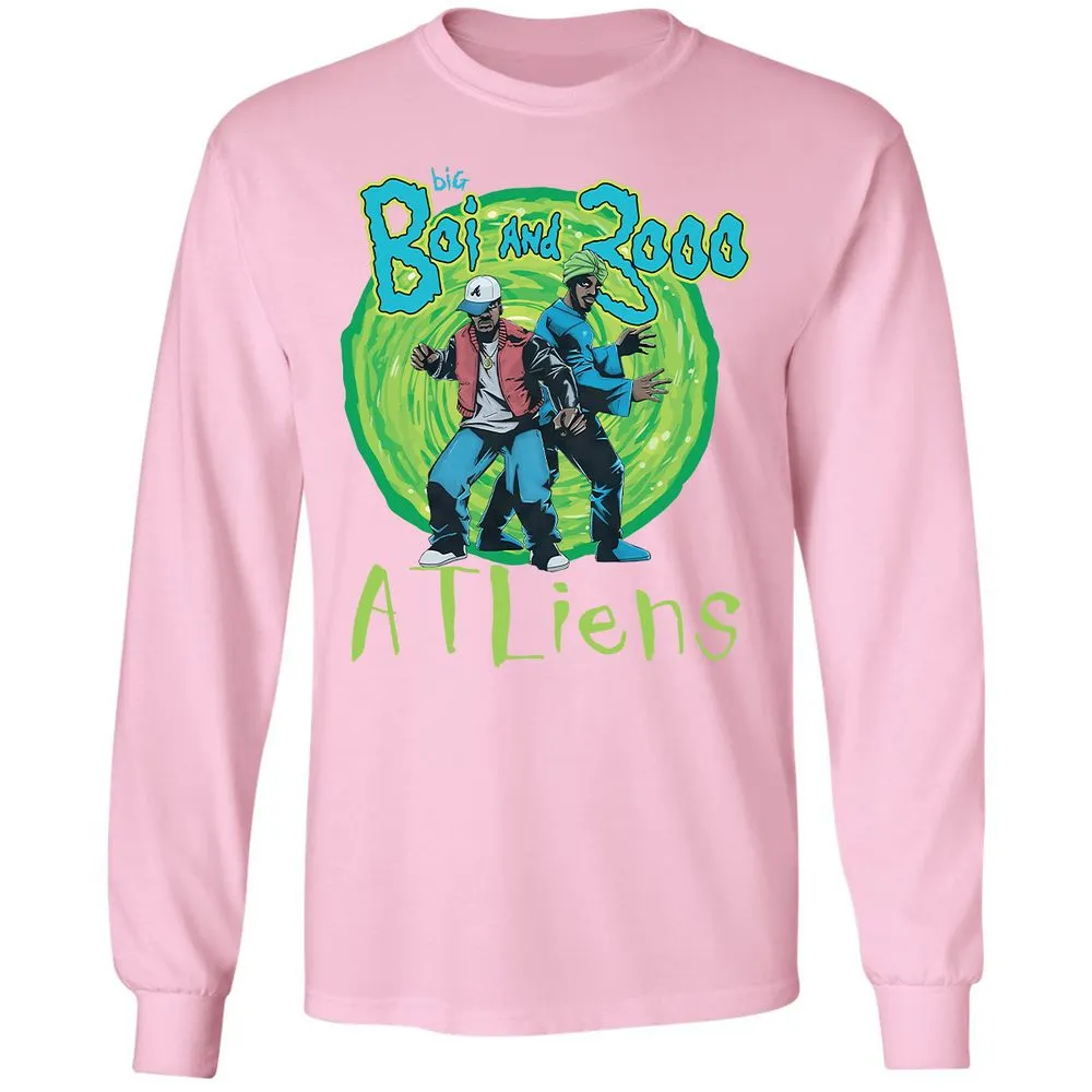 Long Sleeve T-Shirt - 7YUSP98T - Light Pink - 3