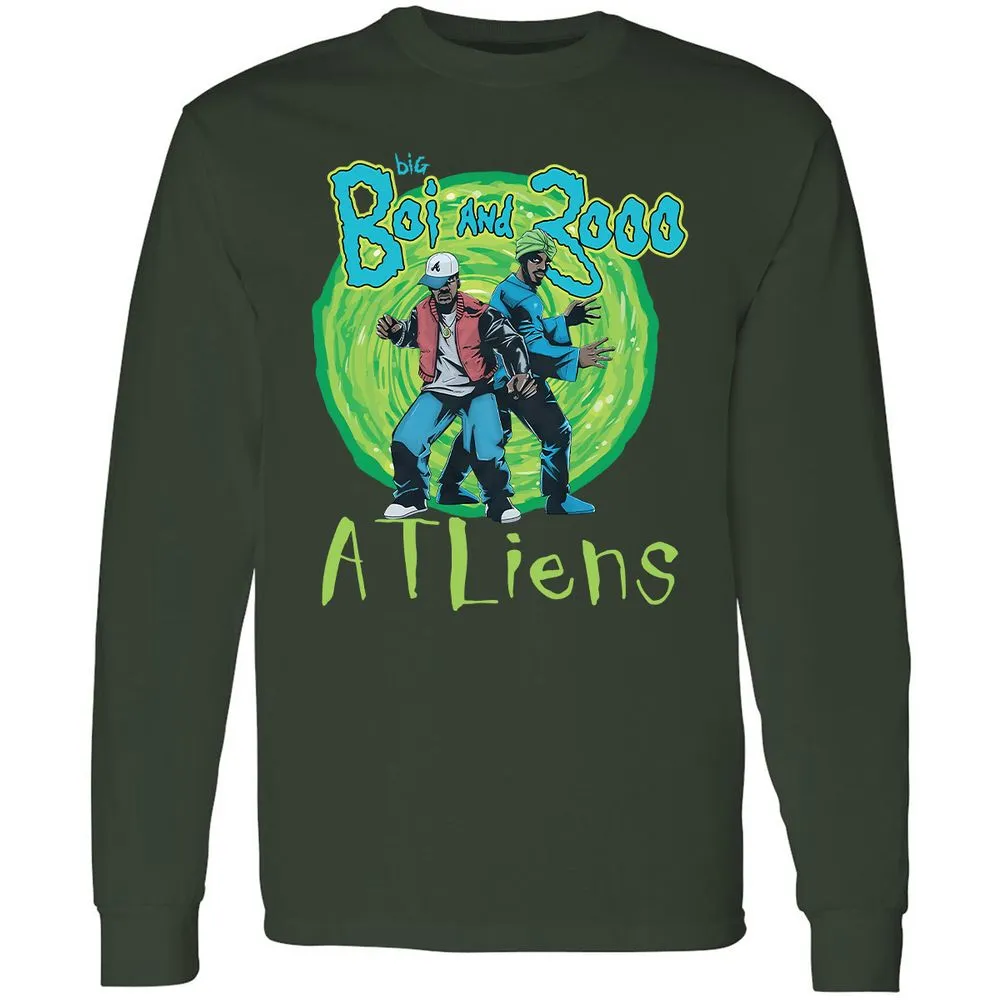 Long Sleeve T-Shirt - 7YUSP98T - Forest Green - 4