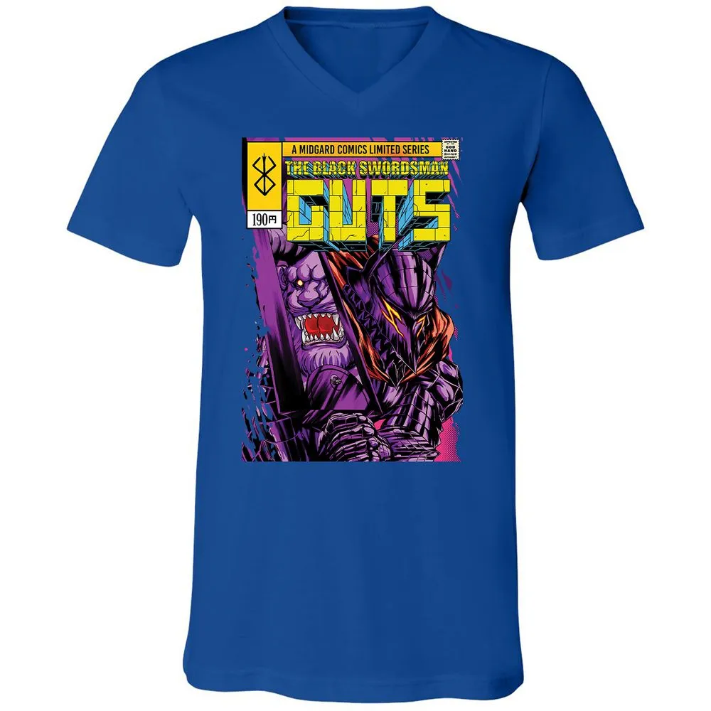 Unisex V-Neck T-Shirt - XUBMNVYS - True Royal - 4