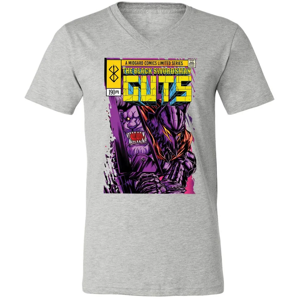 Unisex V-Neck T-Shirt - XUBMNVYS - Athletic Heather - 7