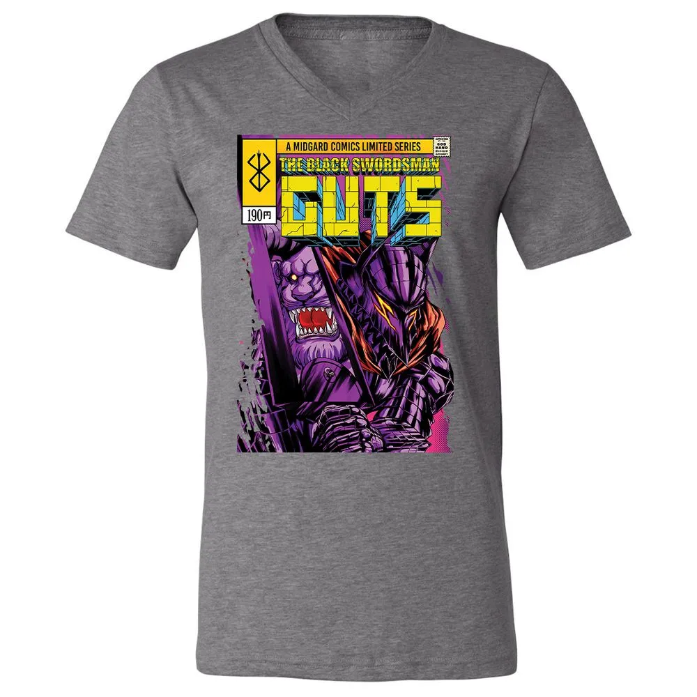 Unisex V-Neck T-Shirt - XUBMNVYS - Deep Heather - 13