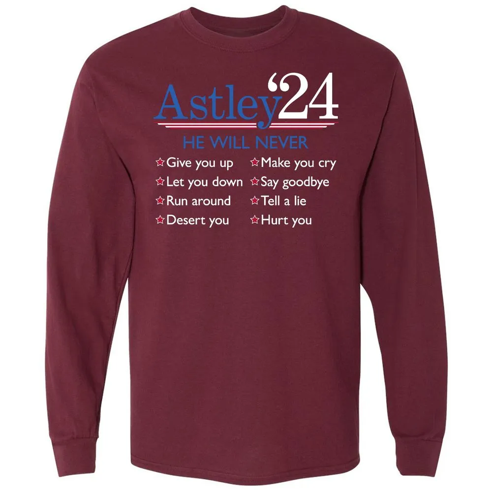 Long Sleeve T-Shirt - DUB4MA86 - Maroon - 11