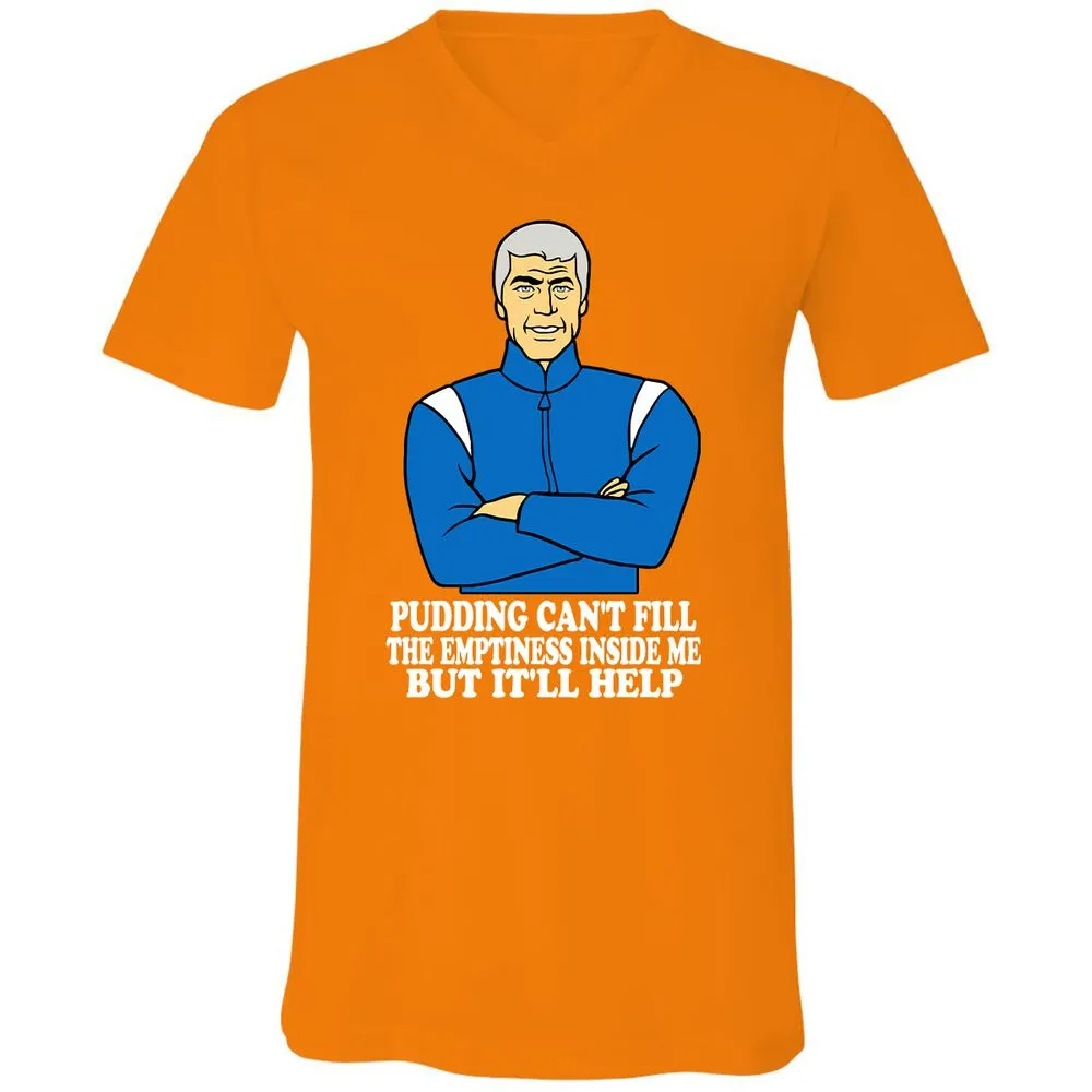 Unisex V-Neck T-Shirt - VR7EXQRH - Orange - 11