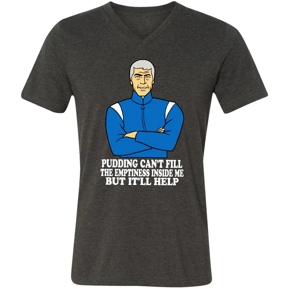 Unisex V-Neck T-Shirt - VR7EXQRH - Dark Grey Heather - 8
