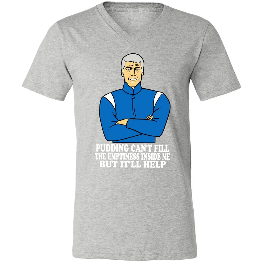 Unisex V-Neck T-Shirt - VR7EXQRH - Athletic Heather - 7