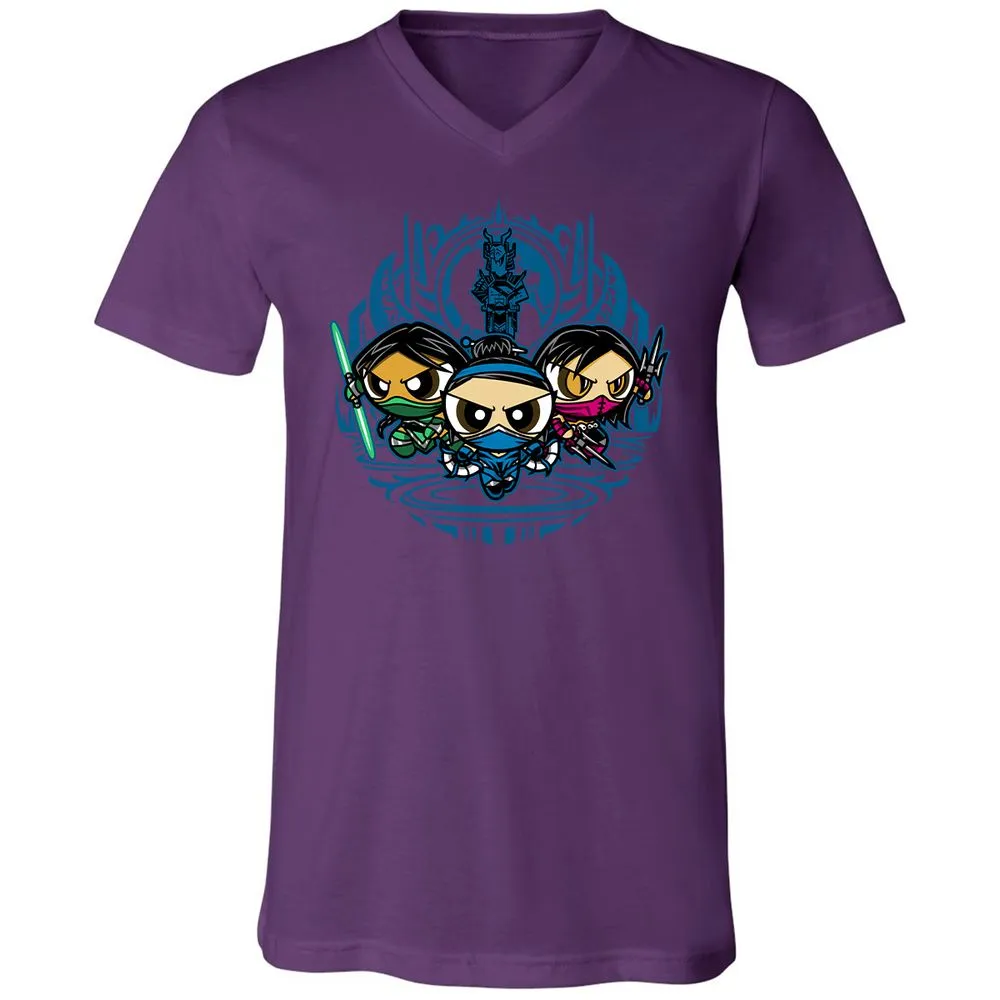Unisex V-Neck T-Shirt - 1RF4BJFW - Team Purple - 9