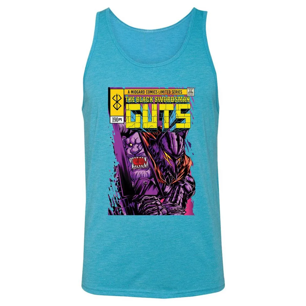Unisex Jersey Tank - XCUH6NHC - Aqua Triblend - 3