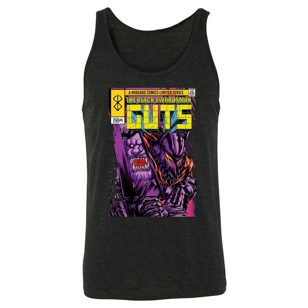 Unisex Jersey Tank - XCUH6NHC - Charcoal Black Triblend - 5
