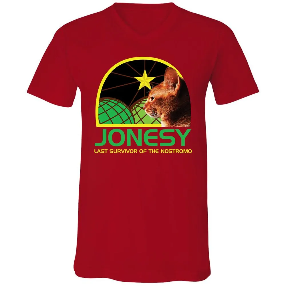 Unisex V-Neck T-Shirt - 5ZG186M4 - Red - 3