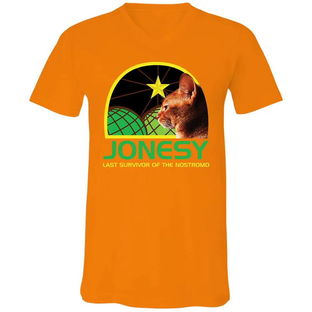 Unisex V-Neck T-Shirt - 5ZG186M4 - Orange - 11