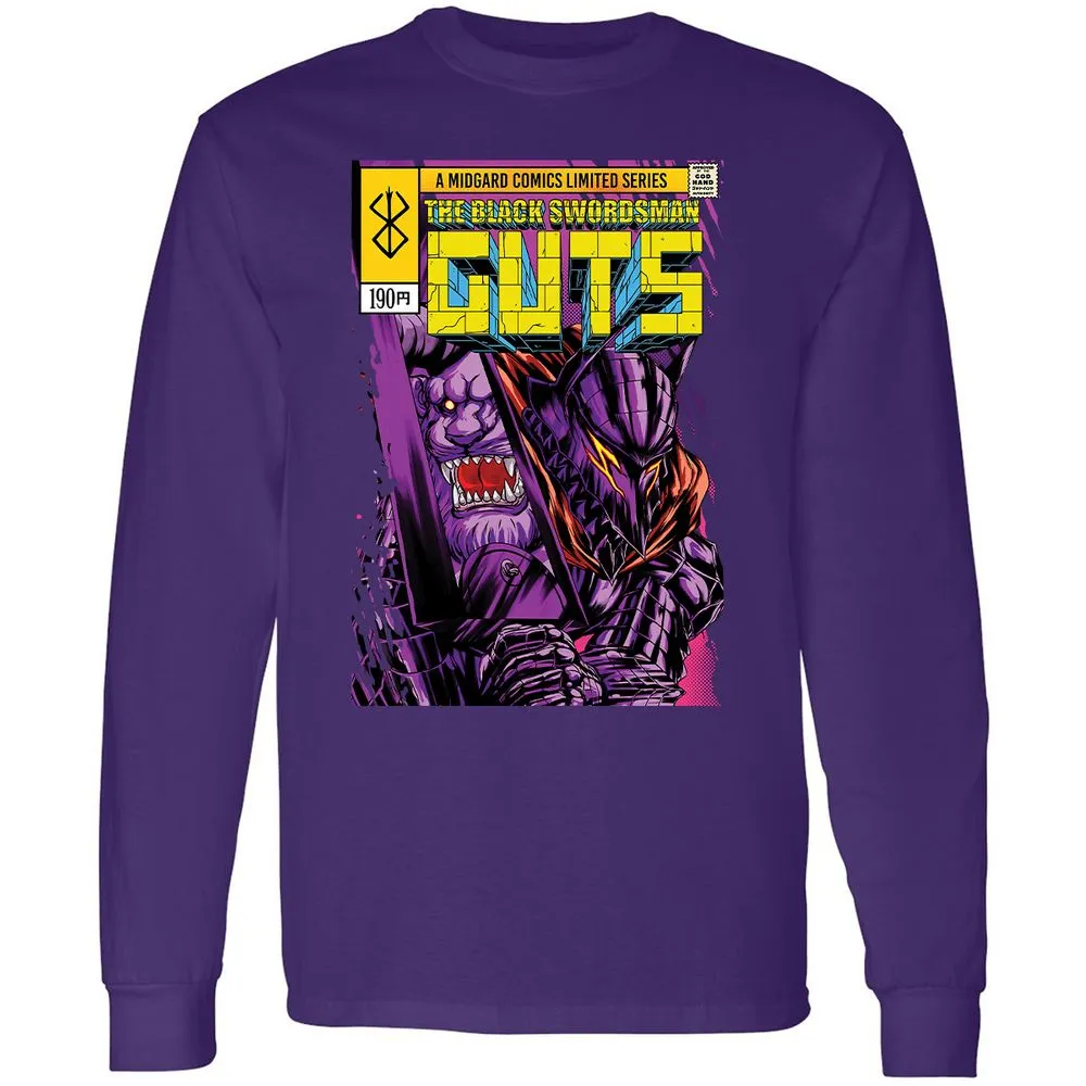 Long Sleeve T-Shirt - Y1GHFHZ2 - Purple - 13