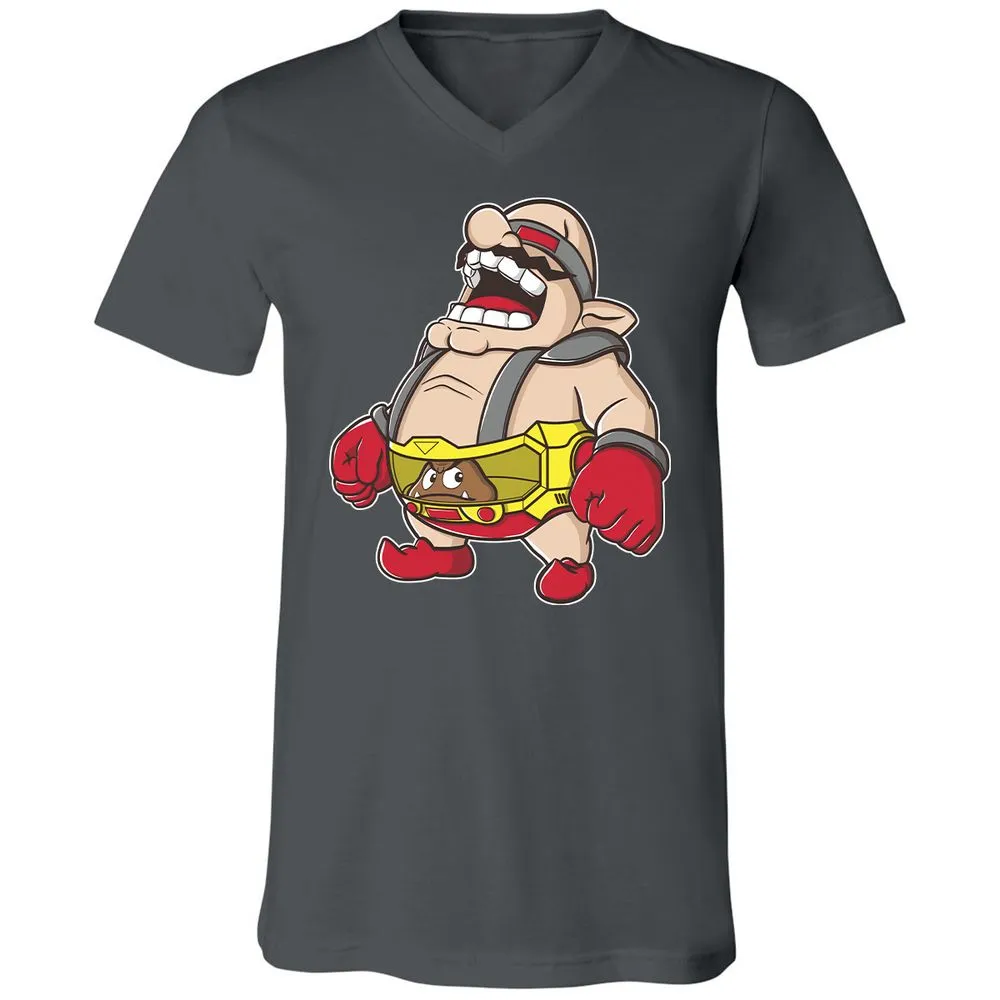 Unisex V-Neck T-Shirt - CGS5X22Z - Asphalt - 12
