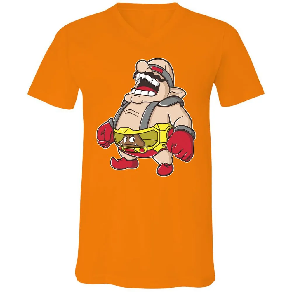 Unisex V-Neck T-Shirt - CGS5X22Z - Orange - 11