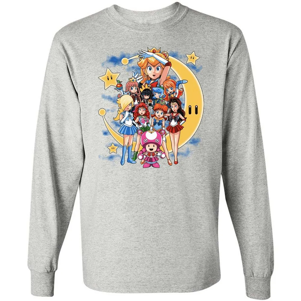 Long Sleeve T-Shirt - XXXUH8LW - Ash - 7