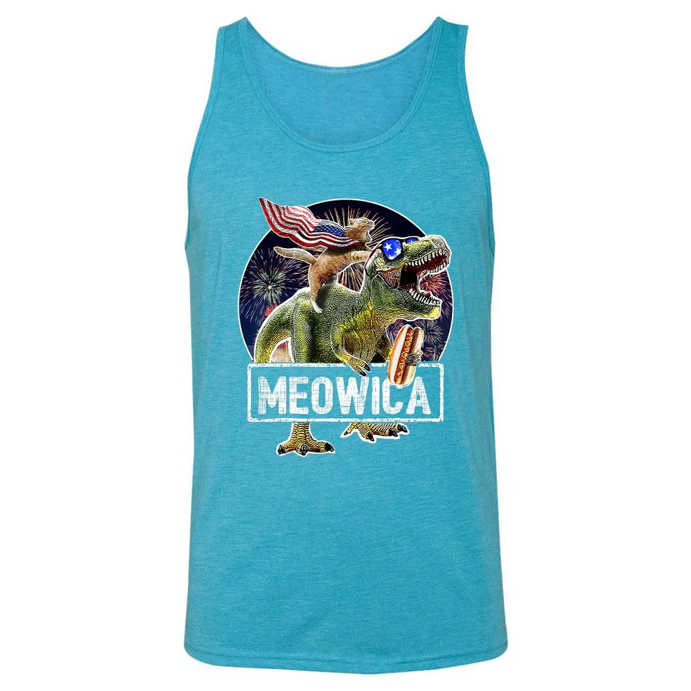 Unisex Jersey Tank - BPCB7HH8 - Aqua Triblend - 3