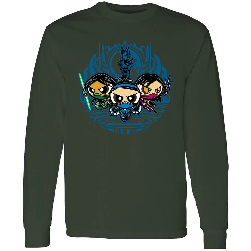 Long Sleeve T-Shirt - B9AT11ZP - Forest Green - 4