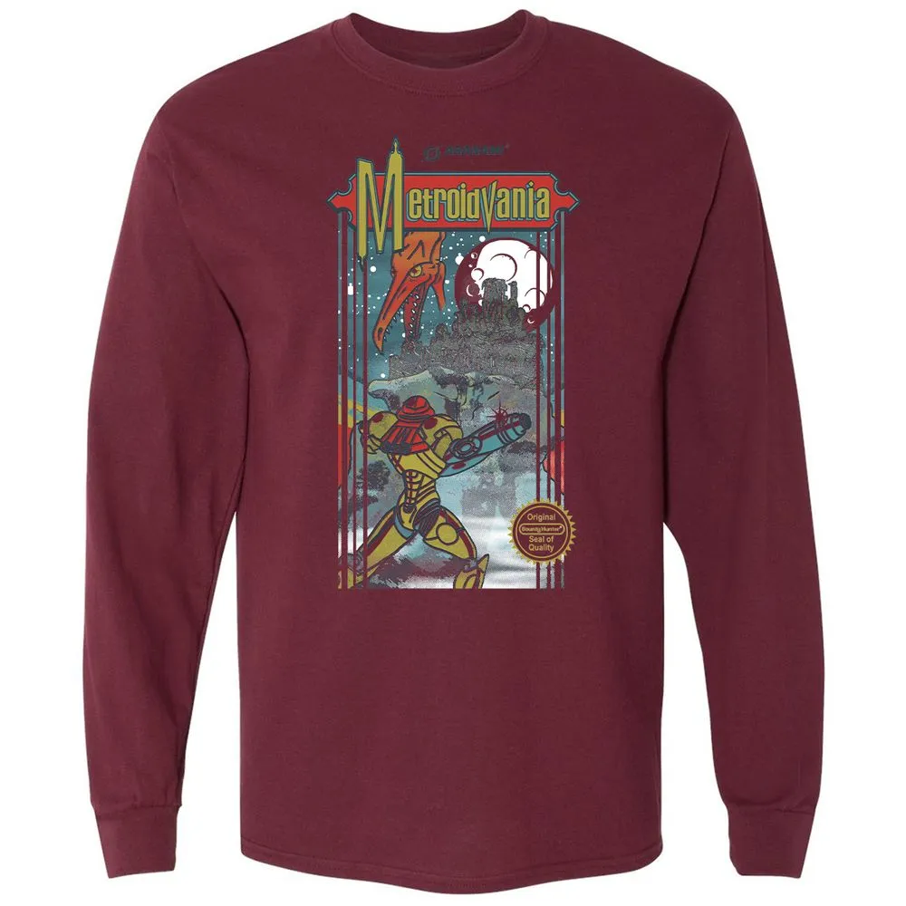 Long Sleeve T-Shirt - ZPSCMJ5P - Maroon - 11