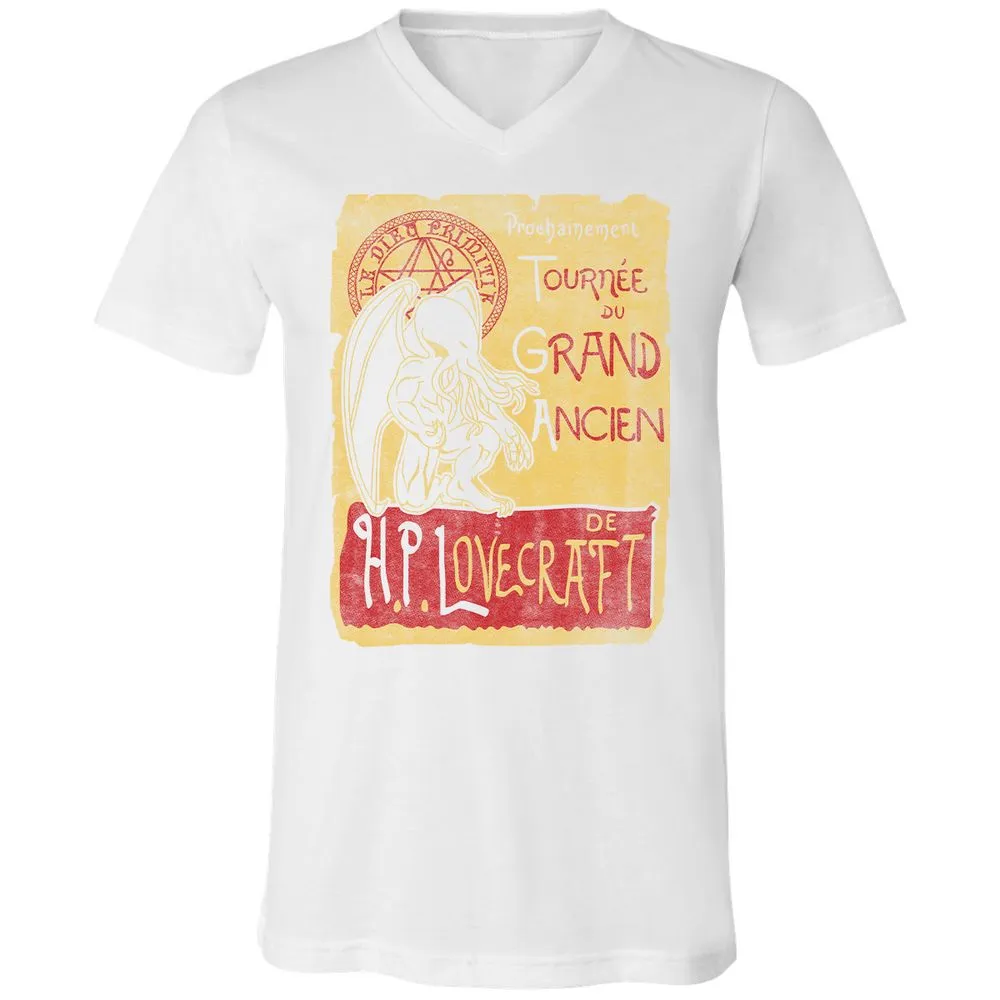 Unisex V-Neck T-Shirt - 8J2CCYD3 - White - 5