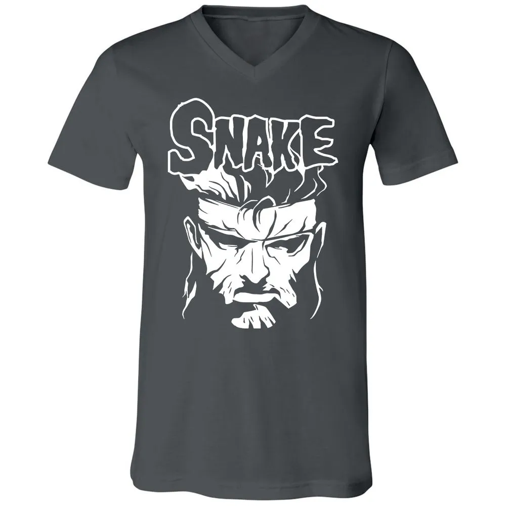 Unisex V-Neck T-Shirt - ZTK3PMDY - Asphalt - 12