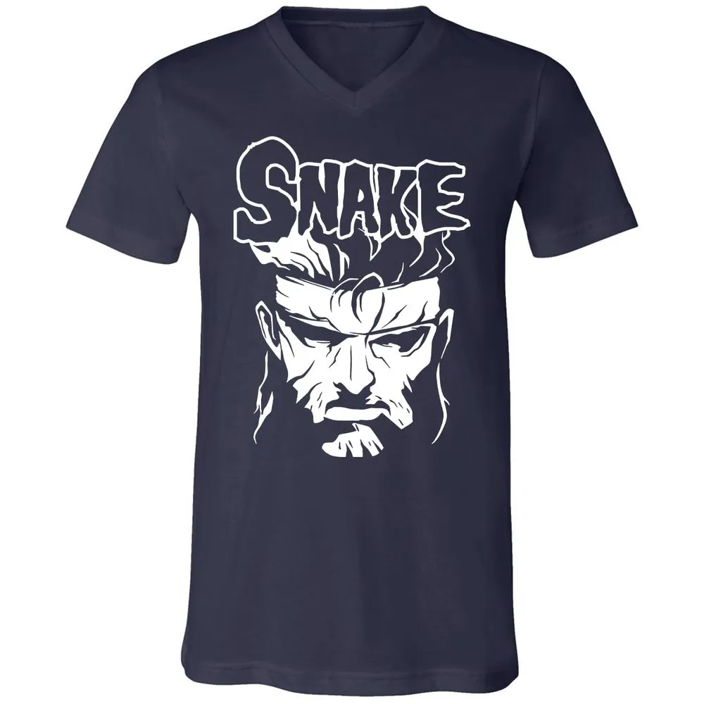 Unisex V-Neck T-Shirt - ZTK3PMDY - Navy - 2