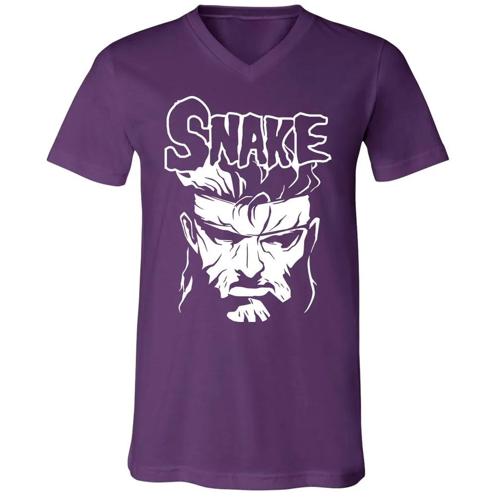 Unisex V-Neck T-Shirt - ZTK3PMDY - Team Purple - 9