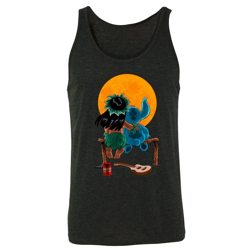 Unisex Jersey Tank - 7MYRRZML - Charcoal Black Triblend - 5