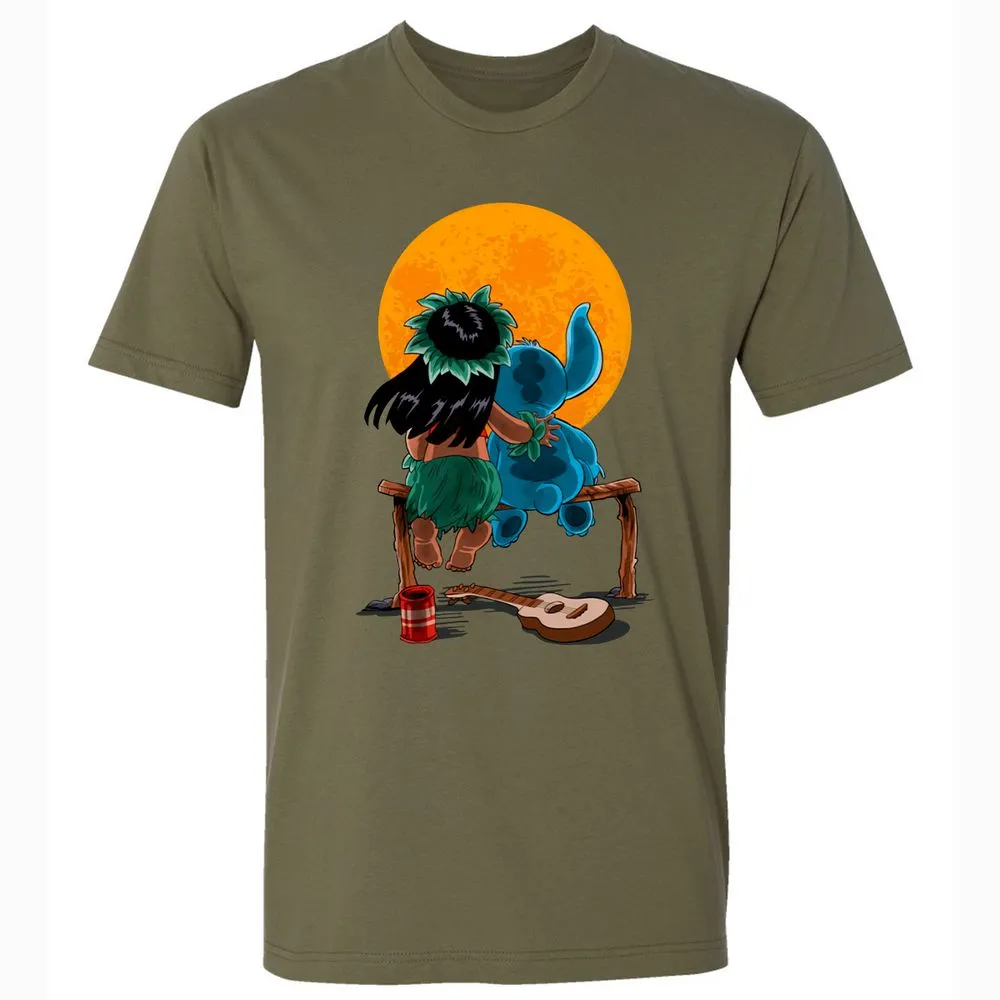 Premium Unisex T-Shirt - LWFZW471 - Military Green - 5