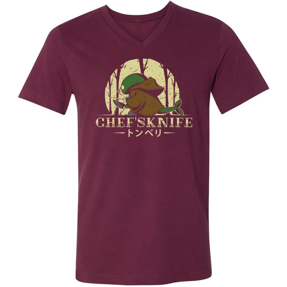 Unisex V-Neck T-Shirt - YK2MSPPX - Maroon - 6