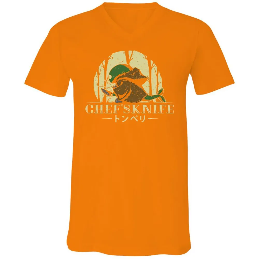 Unisex V-Neck T-Shirt - YK2MSPPX - Orange - 11