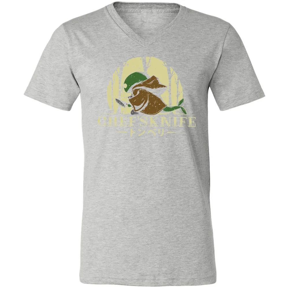 Unisex V-Neck T-Shirt - YK2MSPPX - Athletic Heather - 7
