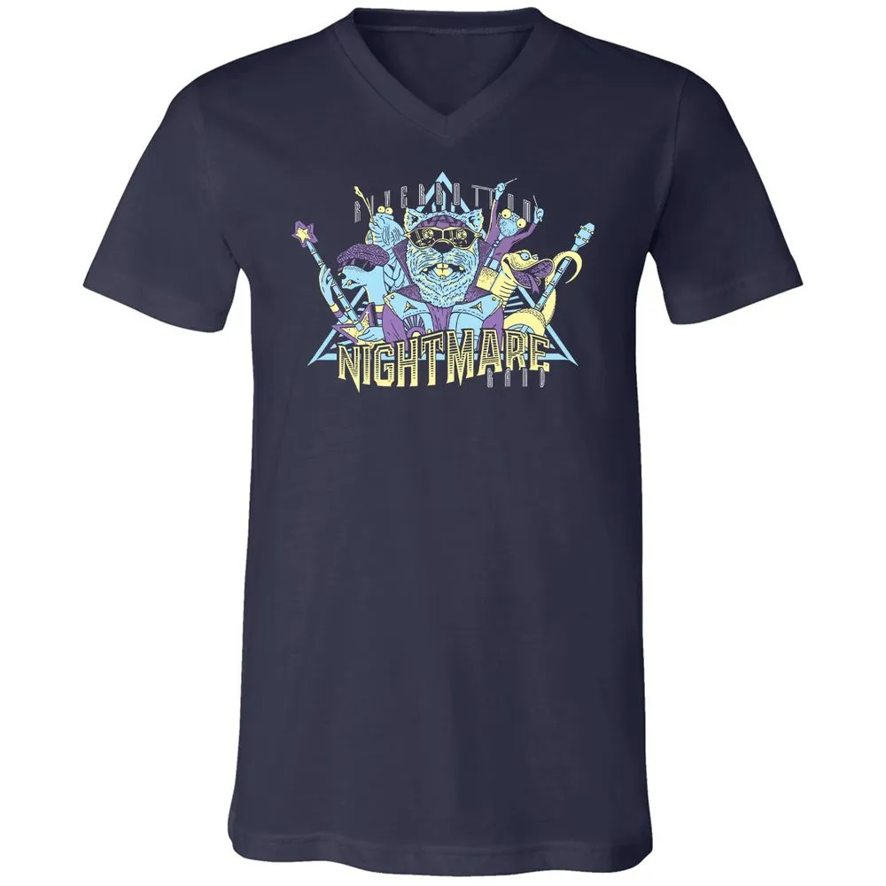 Unisex V-Neck T-Shirt - 3NJR17NU - Navy - 2