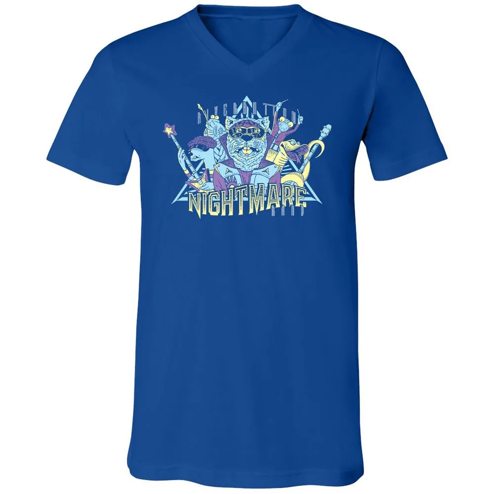 Unisex V-Neck T-Shirt - 3NJR17NU - True Royal - 4
